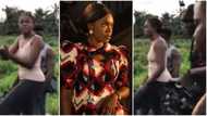 Get out of my shot or sleep in jail: Omoni Oboli threatens touts who disrupted activities on her movie set
