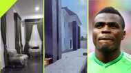 Super Eagles legend Emmanuel Emenike flaunts newly built white apartments in Owerri