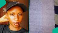 Lady baffled after seeing handwriting of roommate who's a 200 level medical student