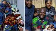Photos as Nigerian woman gives birth to quadruplets after 16 years of waiting
