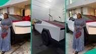 Lady buys Tesla Cybertruck, declares she is first Nigerian woman to own the expensive car