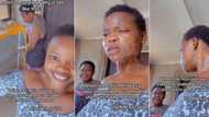 "African mothers never disappoint": Nigerian girl sees mum mopping, spills drink on floor to see her reaction