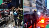 “Items worth millions destroyed”: Anxiety as fire guts 7-storey building in Lagos, video emerges