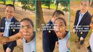 "See man wey I marry nau": Romantic Nigerian lady makes Chinese husband blush hard in video