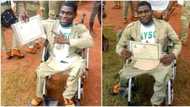 Pictures of physical-challenged youth who completed NYSC surfaces online, leaves netizens inspired