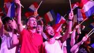 Euro edges up on easing worries about French election