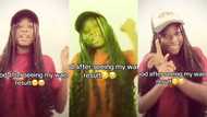 Young girl celebrates passing WAEC excellently with cheerful dance that captures her happy mood