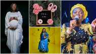 Oniduro Mi crooner Adeyinka Alaseyori welcomes baby girl, shares cute video, baby bump pics & more, many react