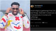 “Avoid religious gatherings that only see bad things”: Singer Timi Dakolo advises fans, causes online stir
