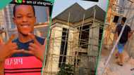 Young man builds house with Gerard roofing materials, spends millions on project, rejoices