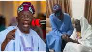 APC primary: Tinubu visits old woman who prayed all night for his victory, touching video emerges