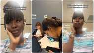 Only black lady amidst oyinbo people in class shows how different she looks among students in video