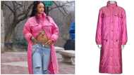 Vintage and expensive: Rihanna dons N4.4m pink designer coat in pregnancy reveal photos