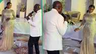 Nigerian groom sings for bride at wedding passionately, she blushes hard in cute video