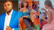 "Na Isreal dey hot now": Lady with fine shape throws herself at Davido's aide, photos trend