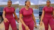 "Your shape is something else": Fine lady with thick legs flaunts her beauty in video, people react