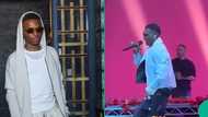 Price of Wizkid's designer jacket to Hollywood Bowl surfaces, leaves many talking: "Man is shining"