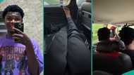 Nigerian man pays for entire back seat in public bus, shares female passenger's unexpected reaction