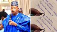 Assha: Kyawun rubutun Kashim Shettima ya girgiza jama'a a Twitter, ana ta cece-kuce