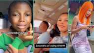 "My life changed since I started using charms": Lady who used to be broke flaunts luxury gifts from man