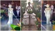 Mixed reactions as Nigerian couple recreates wedding entrance from Crazy Rich Asians in trending video