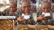 "Give her amala and ewedu": Nigerian lady takes old grandmother to pizza shop for the first time, her reaction trends
