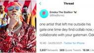 Karma: Rapper Blaqbonez refuses collaboration from artiste who rejected him years ago, directs him to gateman