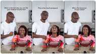 Nigerian couple in the US plays as they prepare for citizenship test, hubby "wickeds" wife in video