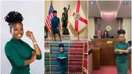 Young lady who was once reportedly maltreated by police succeeds, she's now an intern in US court