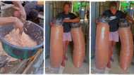 "They catch it from sea": Business lady shows fresh crayfish caught in Nigeria, markets it on TikTok