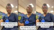 Wife whose husband supported her to become a nurse in UK shares story, video goes viral on TikTok