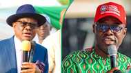 Wike supporters wrestle Makinde loyalists as blows fly at PDP HQ in Abuja