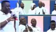 Actor Mr Ibu gets congregation laughing as he shares testimony after jealous family member poisoned him