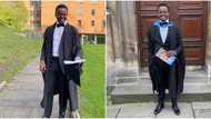 "This is huge": Man celebrates after bagging masters degree in the UK, posts beautiful photos