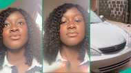 Lady shares how father found his car in another state after it was stolen while he was in church