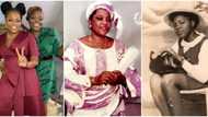 "For you, it was all about us": Funke Akindele's sister digs up epic throwback photos of their late mum