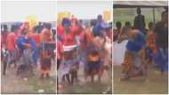 My contribution cannot waste: Video shows moment women continue dancing under heavy rain in Delta