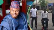 "U will walk soon": Fans excited as Yinka Ayefele shares new video of him jumping from wheelchair