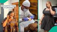 After BBL, Uche Ogbodo does teeth whitening for her 39th birthday, video trends: “This year go hot”