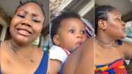 "I didn't give birth to her": Lady cries out after babysitting niece for 2 hours, video trends