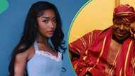"It was dark": Ayra Starr's explanation about handshake video with King Sunny Ade causes uproar