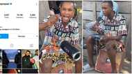 Road to stardom: Drake follows young Nigerian boy who recently went viral for rap skills, hits 65k fans on IG