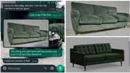 What I ordered vs what I got: Online vendor caught trying to sell an old chair for N120k