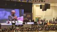 Video shows the moment young lawyers surrounded Peter Obi at NBA conference
