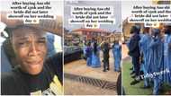 "Breakfast at its peak": Nigerian bride fails to show up on wedding day, video shows guests still waiting