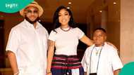 Tonto Dikeh, Olakunle Churchill mark son's 10th birthday with family photoshoot after years apart