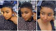 "Please where is your shop?" Skilled barber gives lady perfect haircut that fits her face, video goes viral