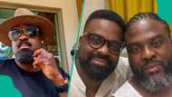 Bond between Aremu and Kunle Afolayan at Ogogo’s Friday's prayer gets many talking