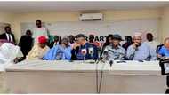 APC senator Akpabio visits Labour Party leaders, seeks endorsement for Senate President