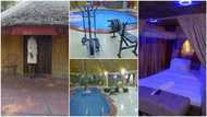 Nigerians react to mud house renting for N650k per day, it has indoor luxurious swimming pool & 4 bedrooms